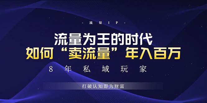 （13433期）未来如何通过“卖流量”年入百万，跨越一切周期绝对蓝海项目 中创网 第1张