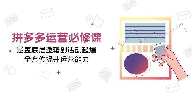 （13647期）拼多多运营必修课：涵盖底层逻辑到活动起爆，全方位提升运营能力 中创网 第1张